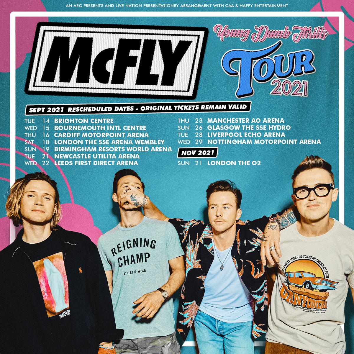 mcfly tour poster